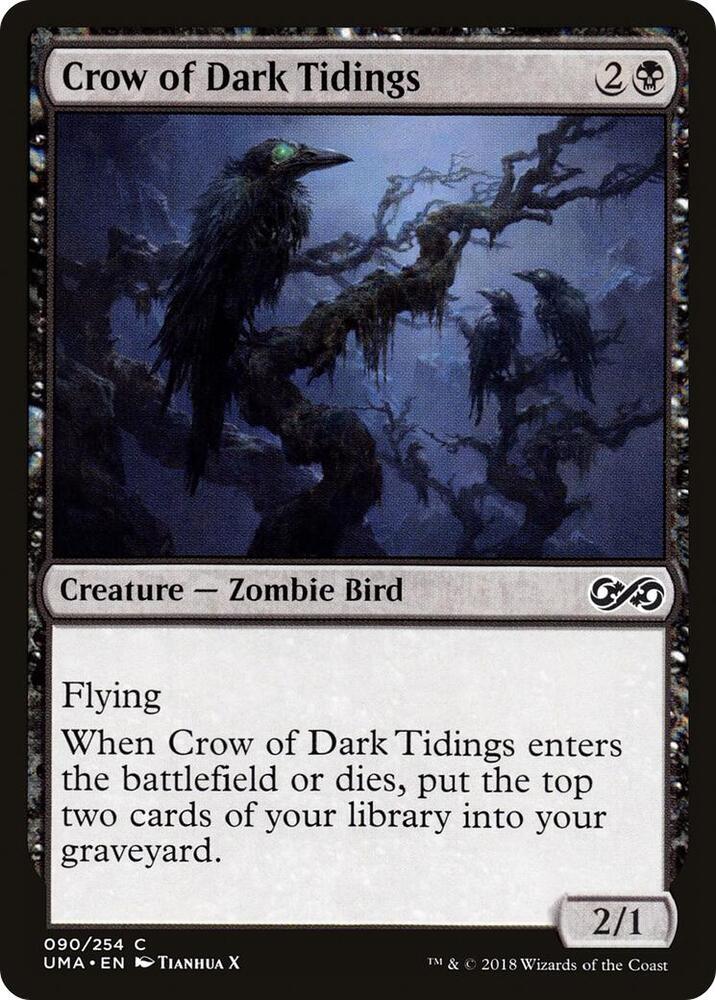 Crow of Dark Tidings 90/254 (Ultimate Masters)  - Foil | Good Games Modbury