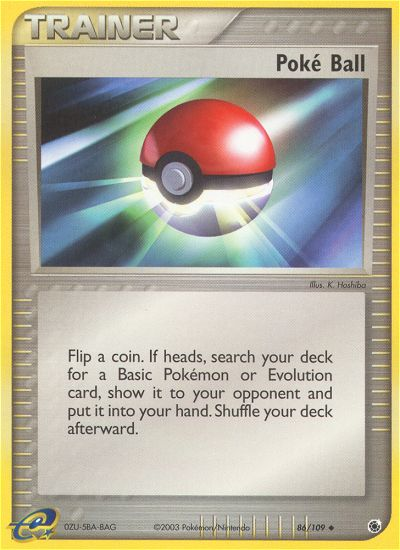 Poke Ball (86/109) [EX: Ruby & Sapphire] | Good Games Modbury