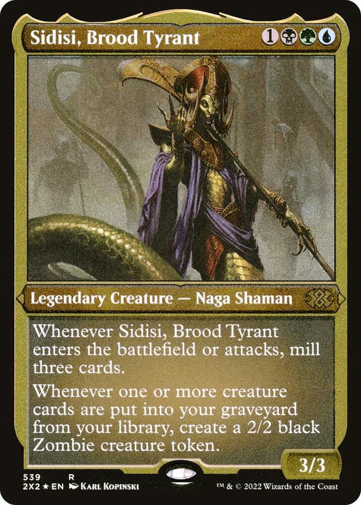 Sidisi Brood Tyrant Foil Etched 539 (Double Masters 2022)  - Foil | Good Games Modbury