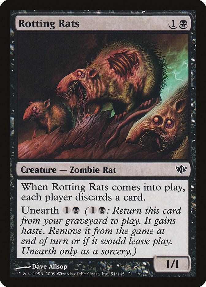 Rotting Rats 51/145 (Conflux)  - Foil | Good Games Modbury