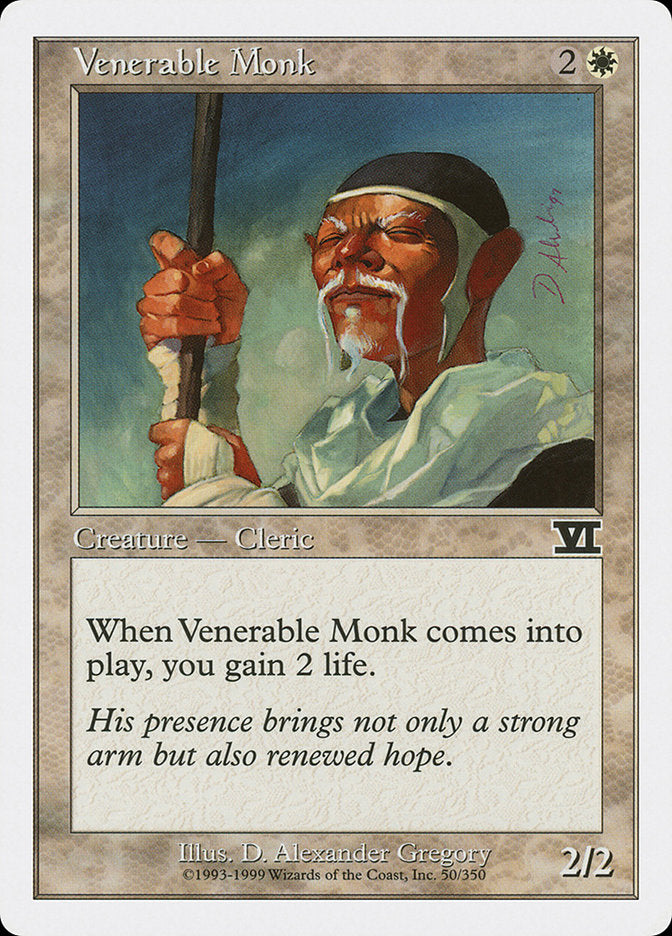 Venerable Monk [Classic Sixth Edition] | Good Games Modbury