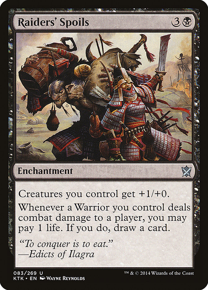 Raiders' Spoils 83/269 (Khans of Tarkir)  | Good Games Modbury