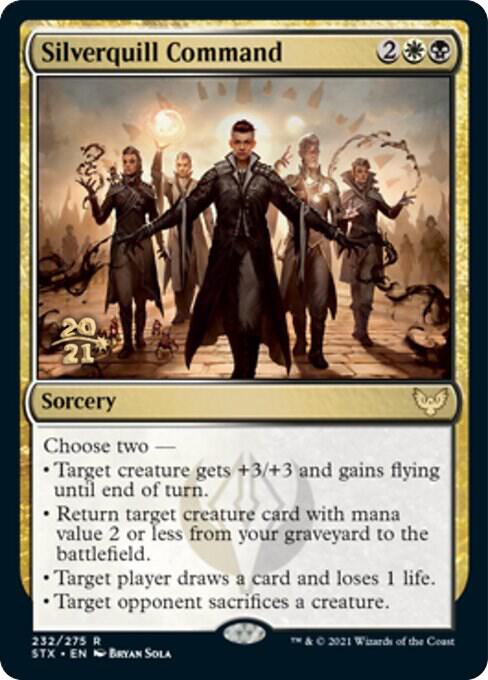 Silverquill Command 232s/180 (Prerelease Cards)  - Foil | Good Games Modbury