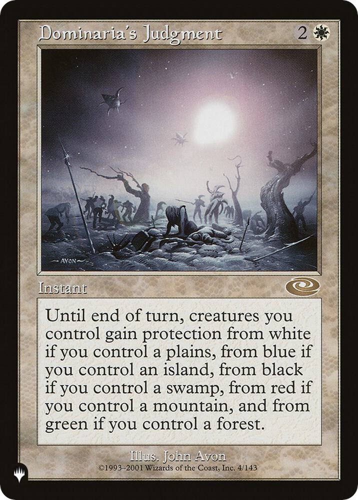 Dominarias Judgment PLS-4/5075 (The List Reprints)  | Good Games Modbury