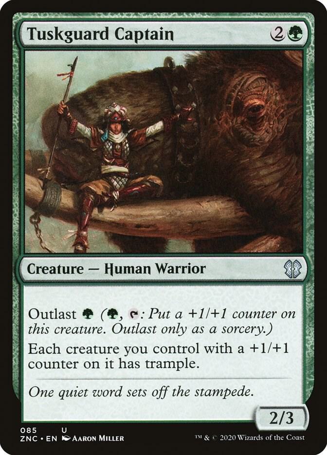 Tuskguard Captain 85/142 (Commander: Zendikar Rising)  | Good Games Modbury