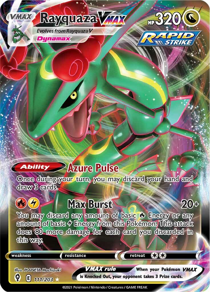 Rayquaza VMAX (111/203) [Sword & Shield: Evolving Skies] | Good Games Modbury