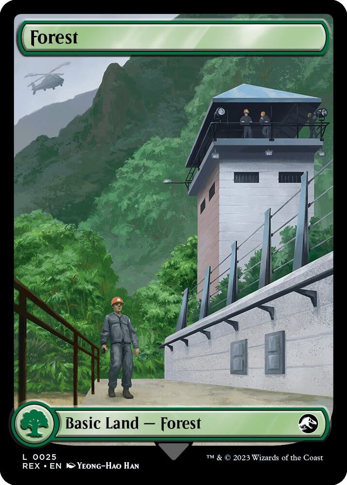Forest 25/26 (Universes Beyond: Jurassic World Collection)  - Full Art | Good Games Modbury