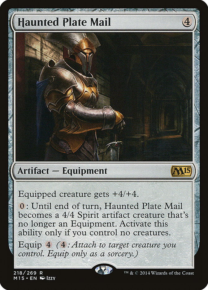 Haunted Plate Mail 218/269 (Magic 2015 (M15))  | Good Games Modbury