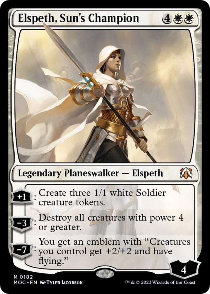 Elspeth, Sun's Champion 182/444 (Commander: March of the Machine)  | Good Games Modbury