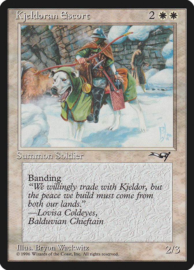 Kjeldoran Escort (Wall Background) [Alliances] | Good Games Modbury