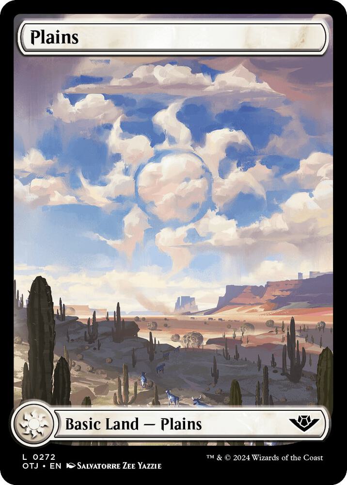 Plains 0272 272 (Outlaws of Thunder Junction)  - Full Art Foil | Good Games Modbury