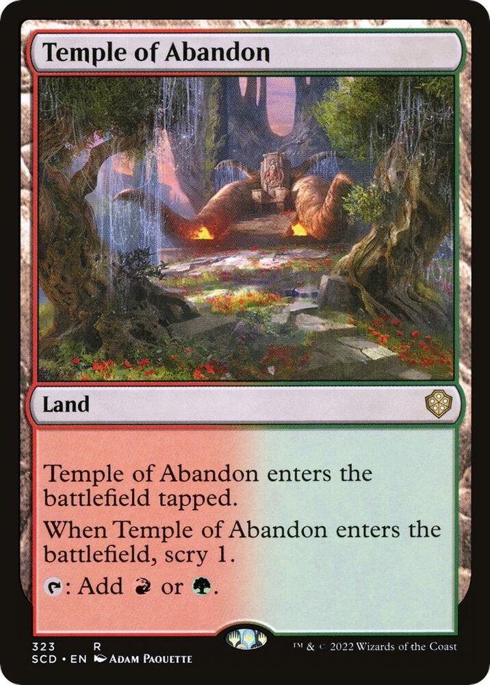 Temple of Abandon 323/352 (Starter Commander Decks)  | Good Games Modbury