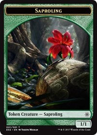 Saproling // Treasure (010) Double-Sided Token [Explorers of Ixalan Tokens] | Good Games Modbury