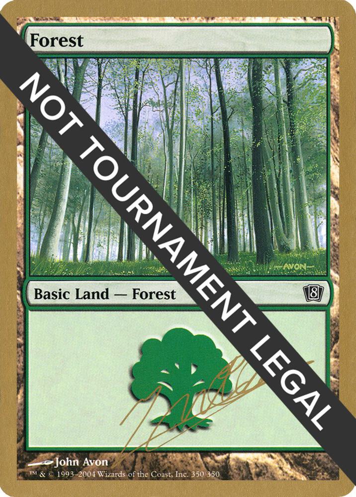 Forest 350 2004 Julien Nuijten 8ED jn350/103 (World Championship Decks)  | Good Games Modbury