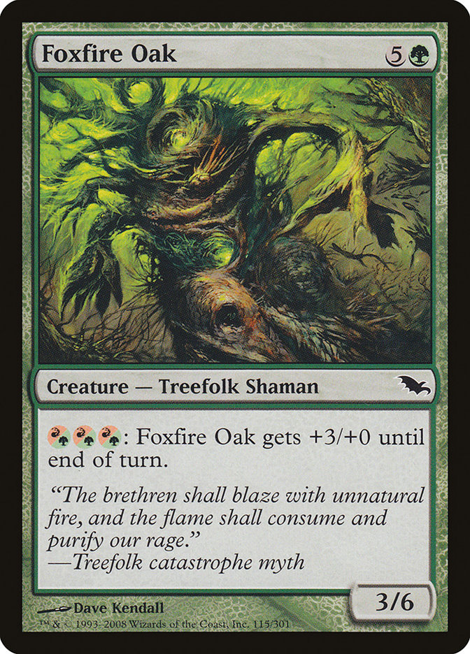 Foxfire Oak [Shadowmoor] | Good Games Modbury