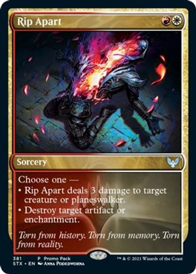 Rip Apart (Promo Pack) [Strixhaven: School of Mages Promos] | Good Games Modbury