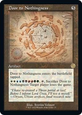 Door to Nothingness Schematic 77/63 (The Brothers' War: Retro Frame Artifacts)  | Good Games Modbury