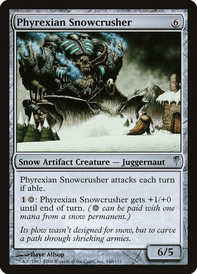 Phyrexian Snowcrusher [Coldsnap] | Good Games Modbury