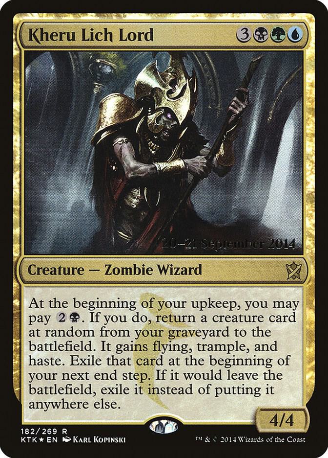 Kheru Lich Lord 182s/56 (Prerelease Cards)  - Foil | Good Games Modbury