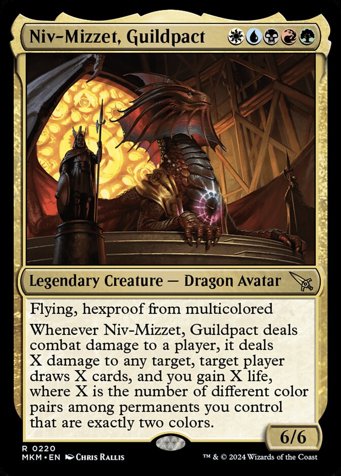 Niv-Mizzet, Guildpact 220/286 (Murders at Karlov Manor)  - Foil | Good Games Modbury