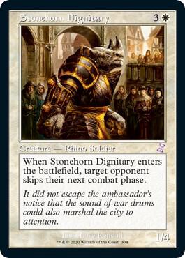 Stonehorn Dignitary 304/289 (Time Spiral: Remastered)  | Good Games Modbury