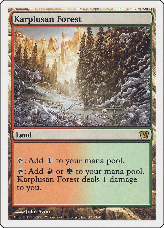 Karplusan Forest 321/350 (9th Edition)  | Good Games Modbury