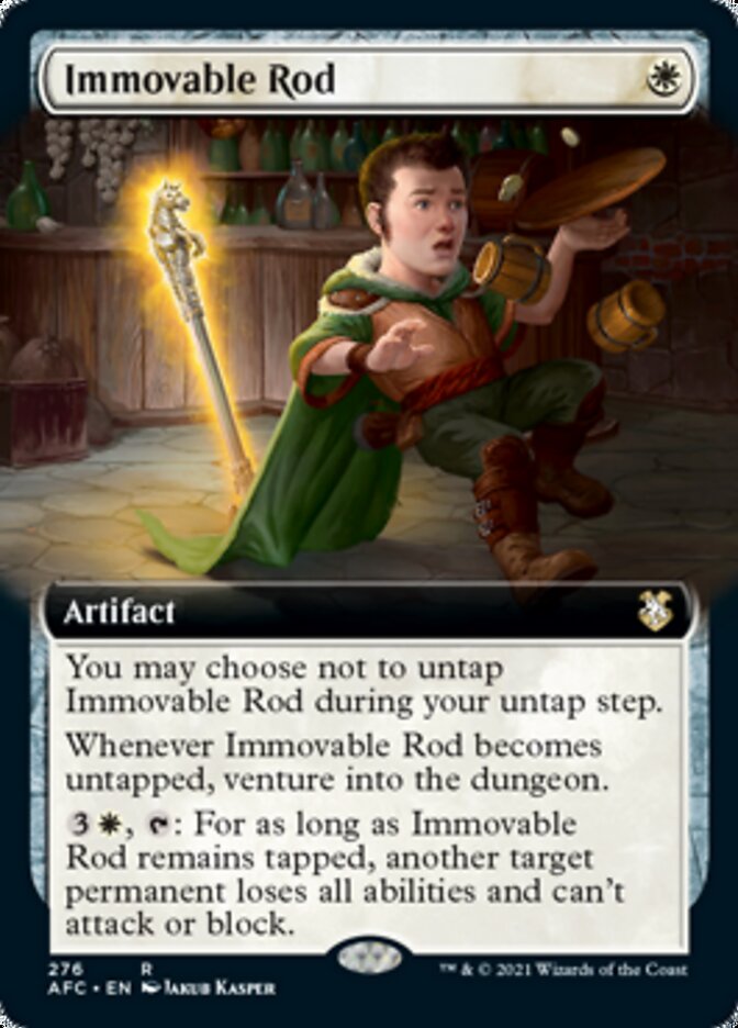 Immovable Rod (Extended Art) [Dungeons & Dragons: Adventures in the Forgotten Realms Commander] | Good Games Modbury