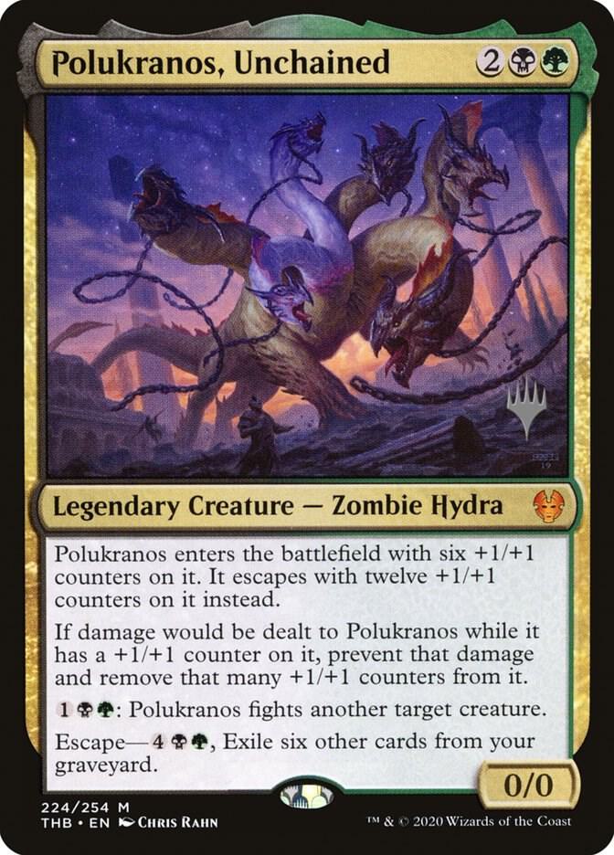 Polukranos Unchained 224p/137 (Promo Pack: Theros Beyond Death)  - Foil | Good Games Modbury