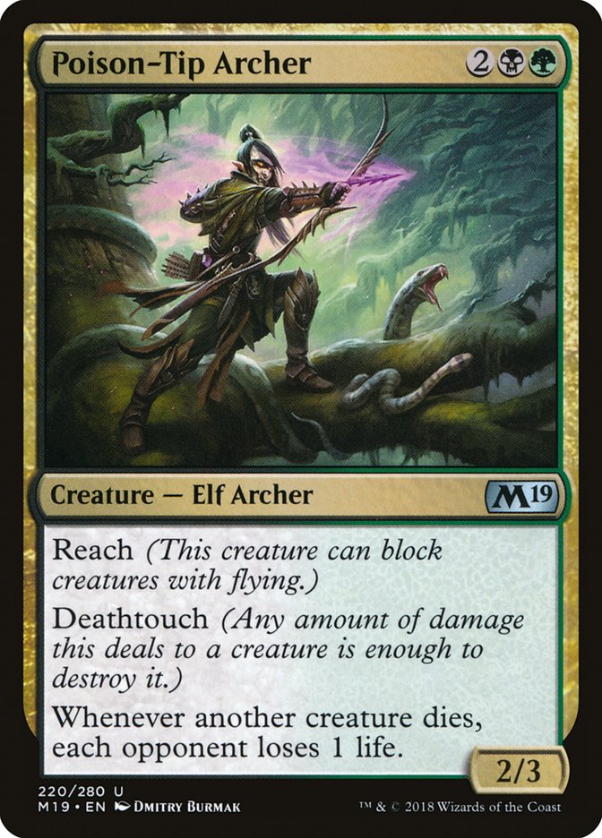 Poison-Tip Archer [Core Set 2019] | Good Games Modbury