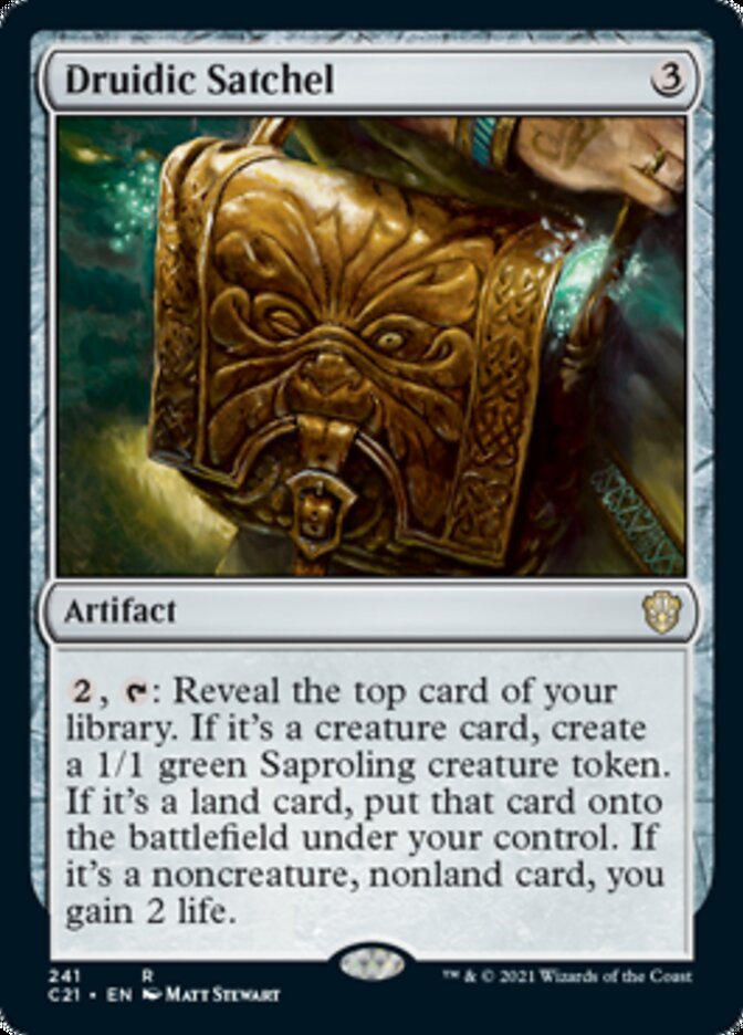 Druidic Satchel [Commander 2021] | Good Games Modbury