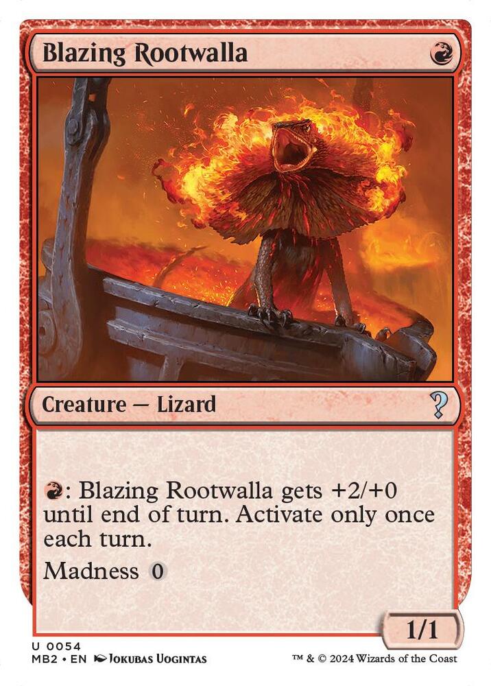 Blazing Rootwalla 54/390 (Mystery Booster 2)  | Good Games Modbury