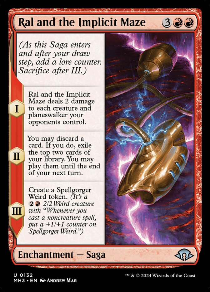 Ral and the Implicit Maze 132/319 (Modern Horizons 3)  - Foil | Good Games Modbury