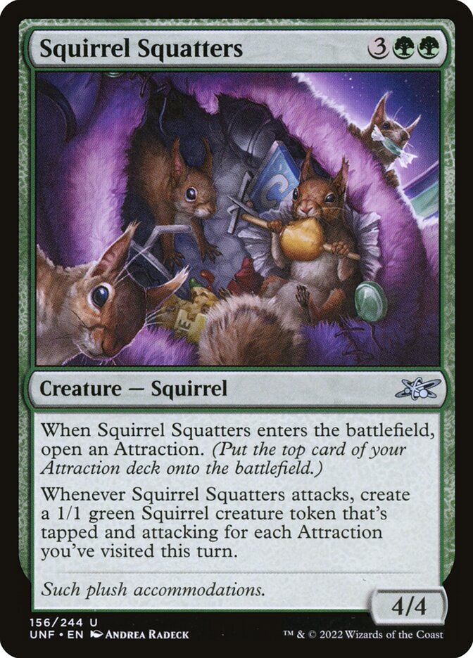 Squirrel Squatters 156/244 (Unfinity)  - Foil | Good Games Modbury