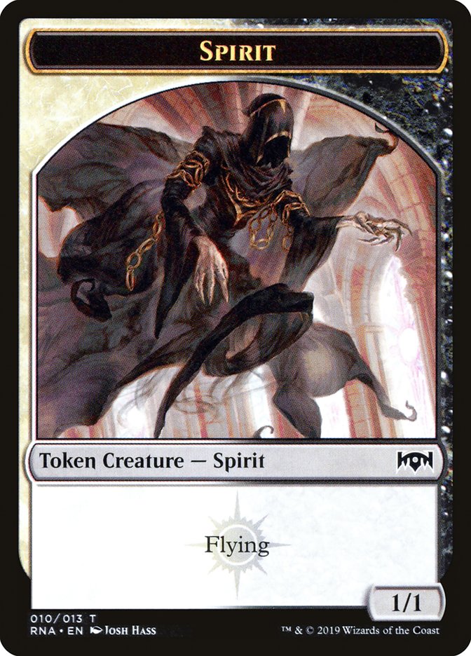 Spirit Token [Ravnica Allegiance Tokens] | Good Games Modbury