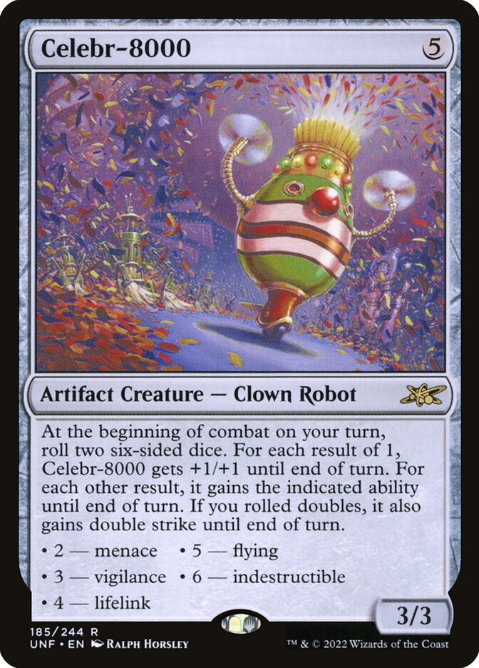 Celebr-8000 185 (Unfinity)  - Foil | Good Games Modbury