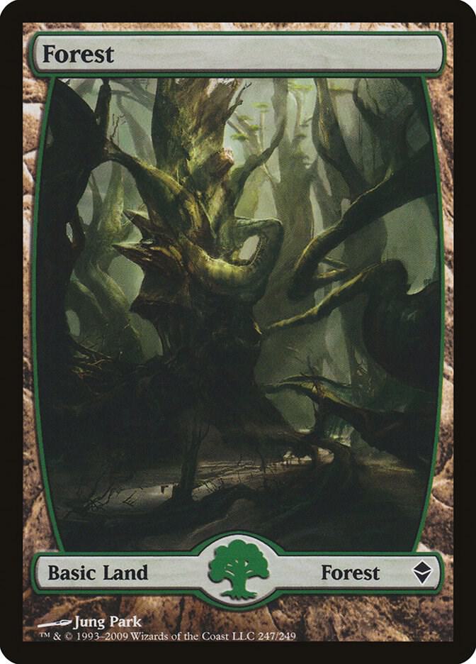 Forest 247/249 (Zendikar)  - Full Art Foil | Good Games Modbury