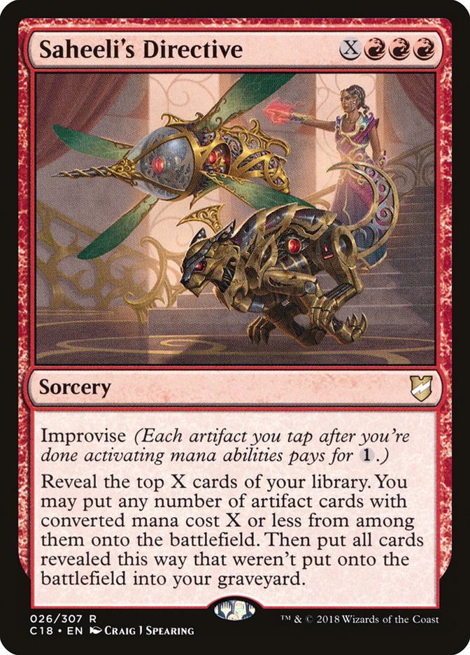 Saheeli's Directive [Commander 2018] | Good Games Modbury