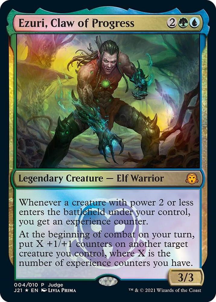 Ezuri, Claw of Progress 4/10 (Judge Promos)  - Foil | Good Games Modbury