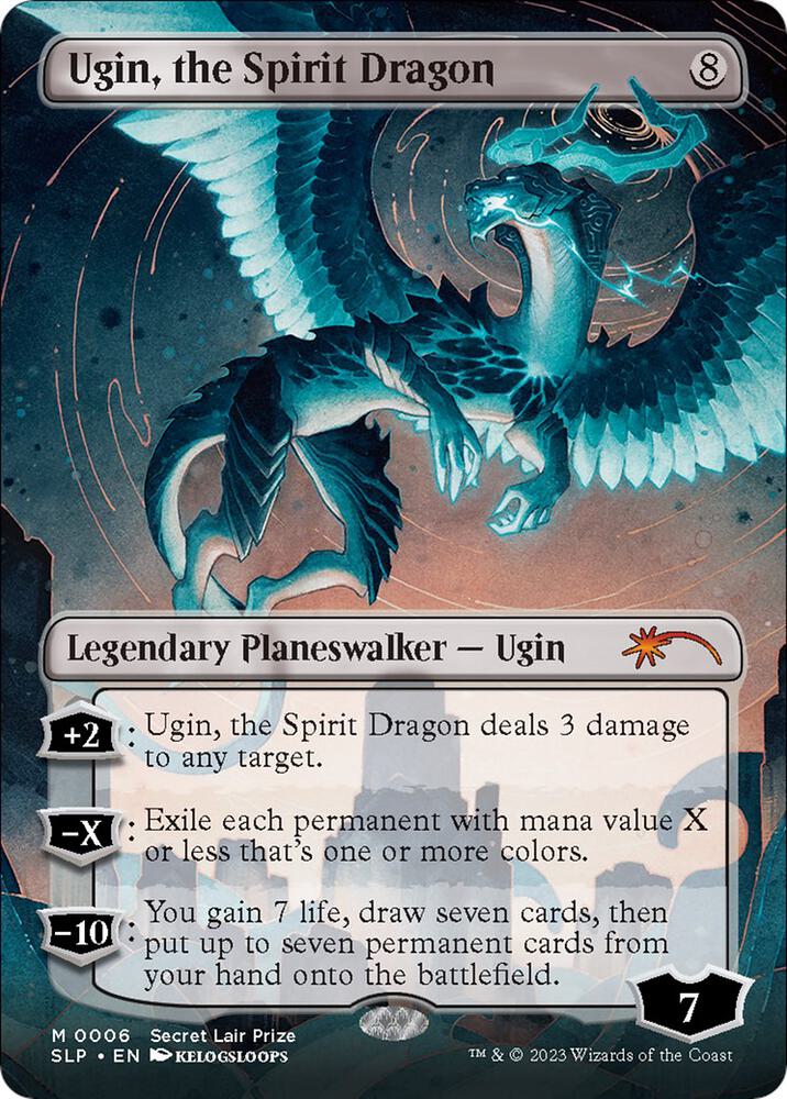 Ugin, the Spirit Dragon 6/50 (Secret Lair Showdown)  - Borderless Foil | Good Games Modbury