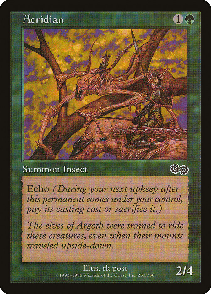Acridian 230/350 (Urza's Saga)  | Good Games Modbury