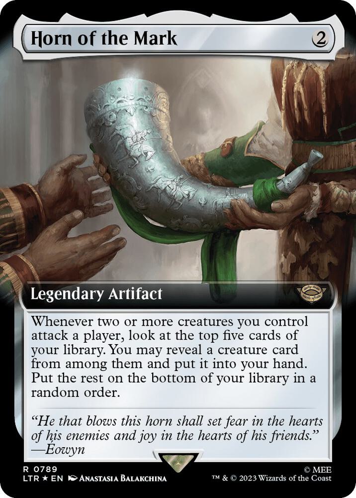 Horn of the Mark 789 (Universes Beyond: The Lord of the Rings: Tales of Middle-earth)  - Extended Art Surge Foil | Good Games Modbury
