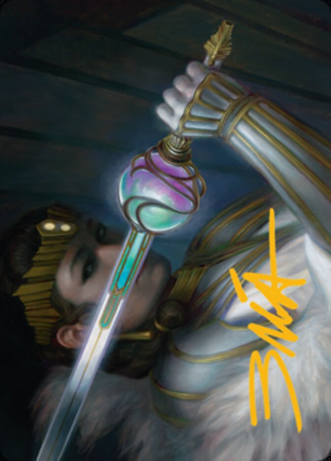 Luxior, Giada's Gift Art Card (Gold-Stamped Signature) [Streets of New Capenna Art Series] | Good Games Modbury