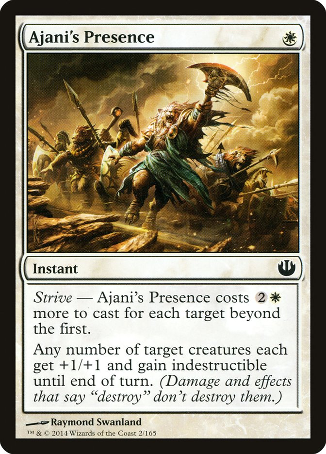 Ajani's Presence 2/165 (Journey Into Nyx)  | Good Games Modbury