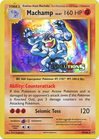 Machamp (59/108) (XY Evolutions Prerelease) [XY: Black Star Promos] | Good Games Modbury