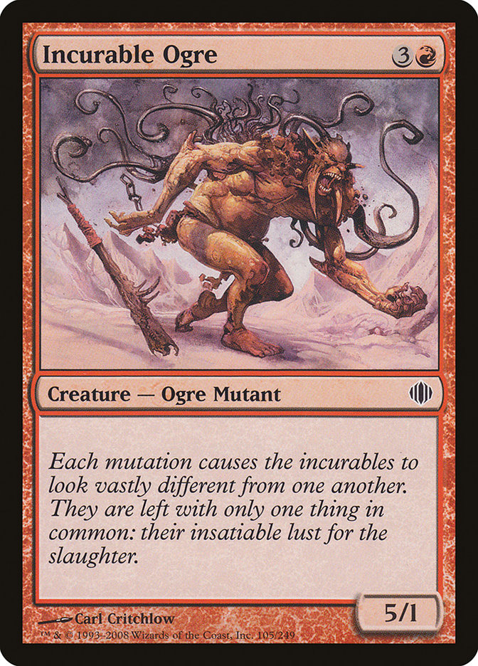 Incurable Ogre 105/249 (Shards of Alara)  | Good Games Modbury