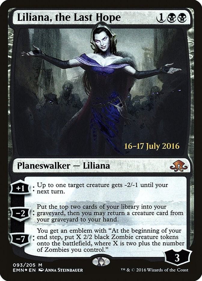 Liliana the Last Hope 93s/77 (Prerelease Cards)  - Foil | Good Games Modbury