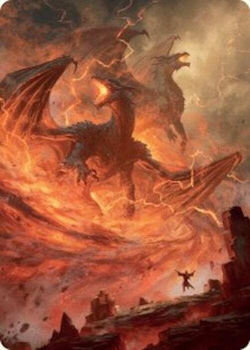 Rite of the Dragoncaller Art Card 38 54 38 (Art Series: Foundations)  | Good Games Modbury