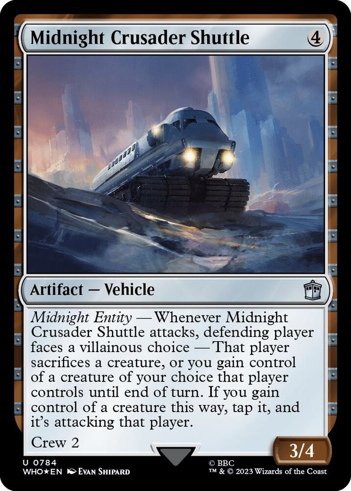 Midnight Crusader Shuttle 784/331 (Universes Beyond: Doctor Who)  - Surge Foil | Good Games Modbury