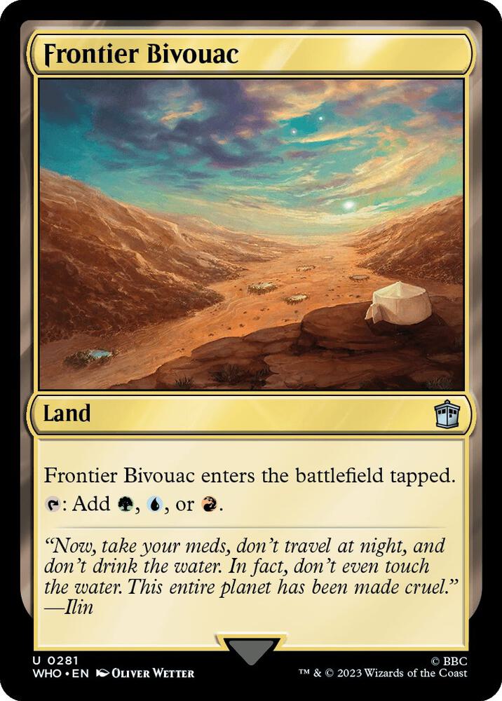 Frontier Bivouac 281/331 (Universes Beyond: Doctor Who)  | Good Games Modbury