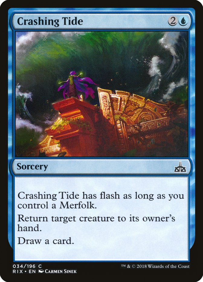 Crashing Tide [Rivals of Ixalan] | Good Games Modbury